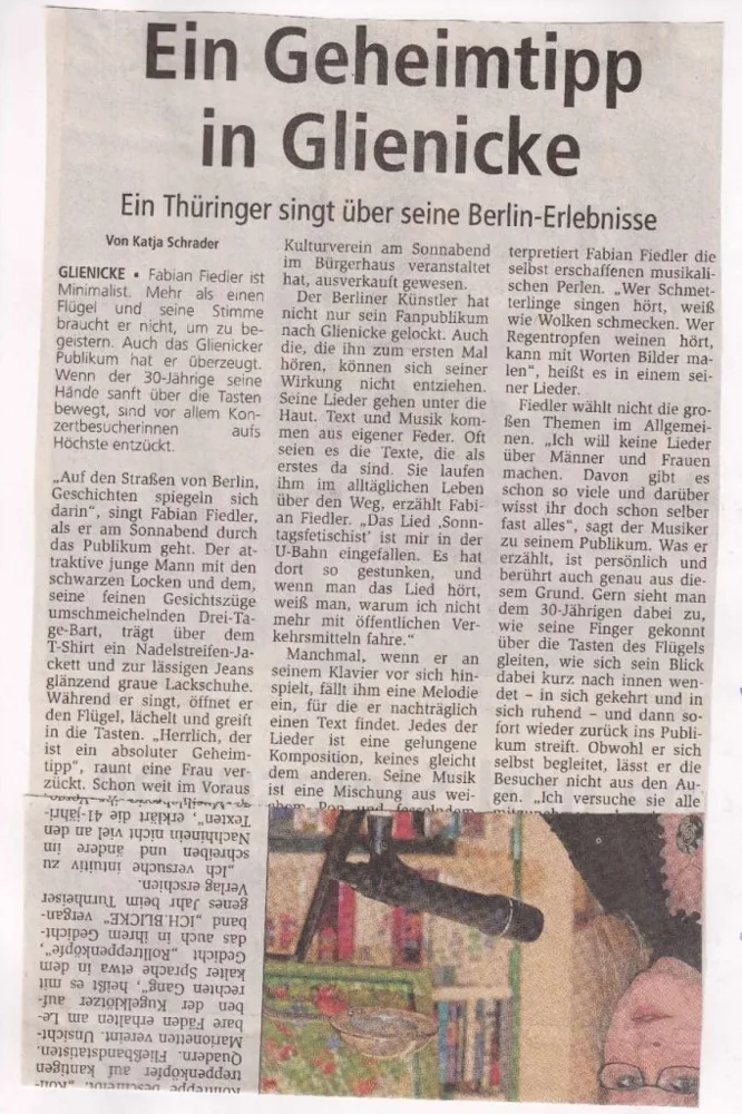 Ein Geheimtipp in Glienicke